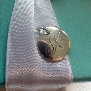 Tiffany & Co small cursive “K” pendant